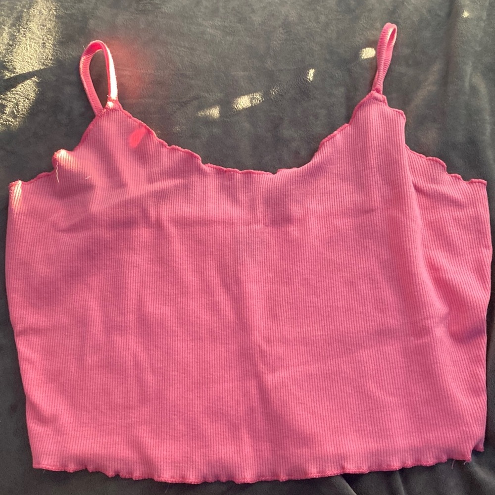 Pink tank top